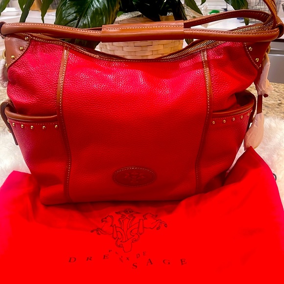 Prix De Dressage Red Handbag - Picture 1 of 8